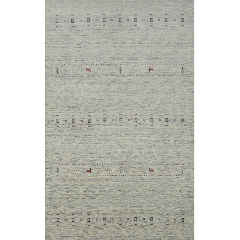 Tapis style petits animaux Gabbeh 5 x 8