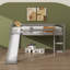 Lit mezzanine multifonctionnel avec glissade-937057712