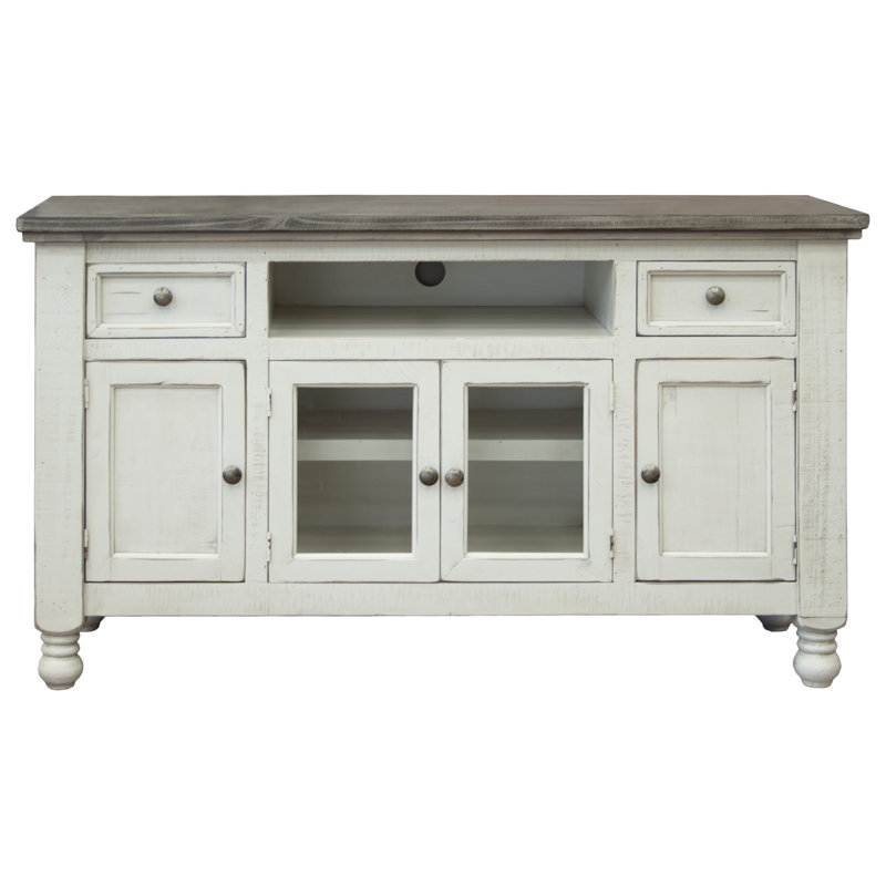 Chloe Wood TV Stand, 34.75"H x 70"L x 19"W