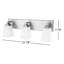 Éclairage pour salle de bain 3 lumières Thiel-25410614
