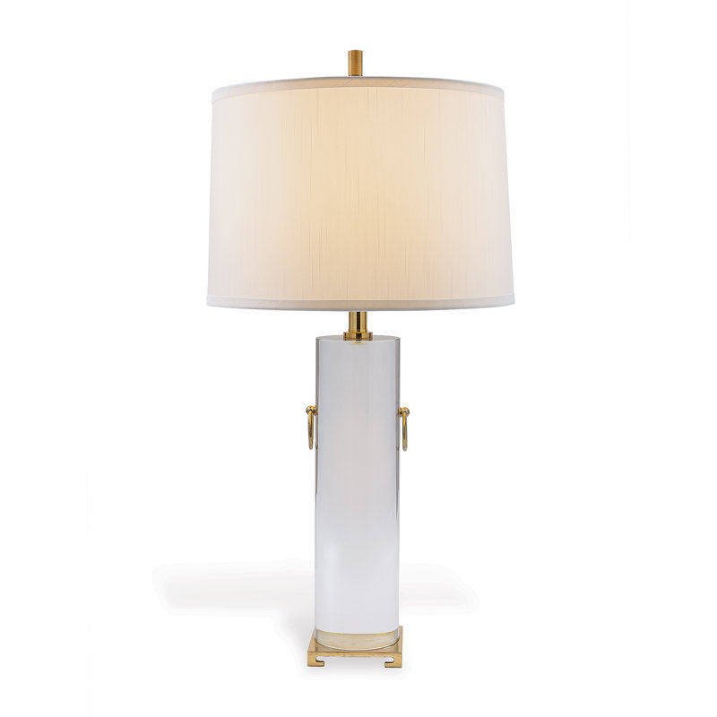 Beverly Lucite Lamp, White