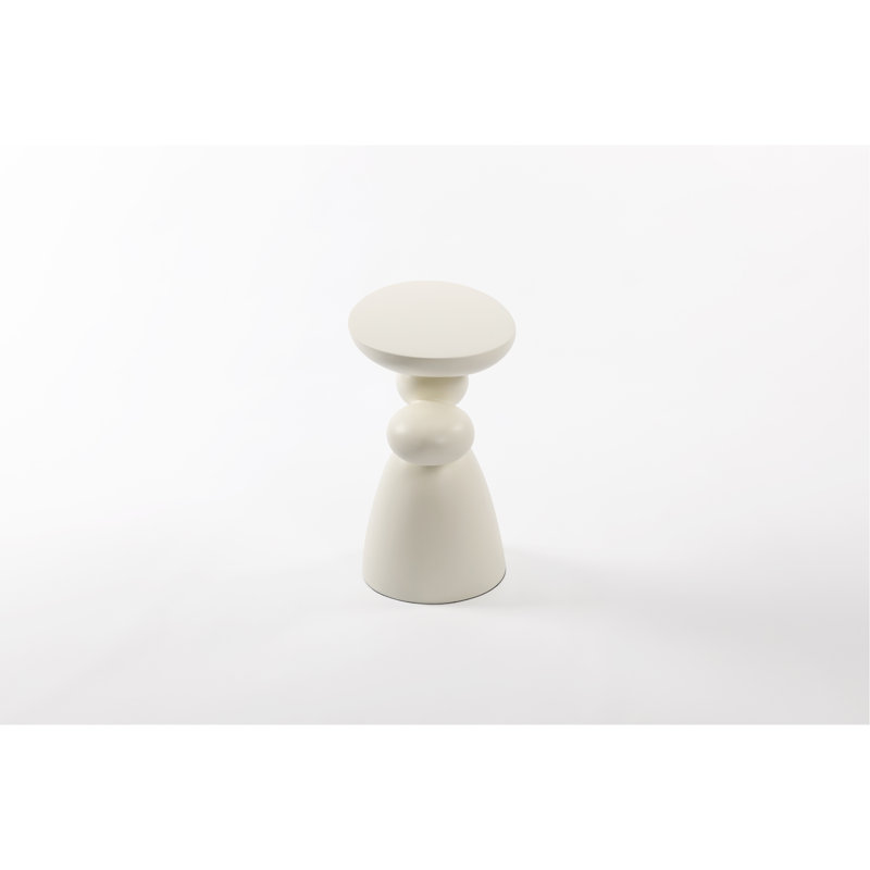 Table de bout Lucky Stone, table d'appoint en fibre de verre, table de coin minimaliste moderne, table basse avec décoration, décoration intérieure pour le salon, la chambre à coucher, la chambre d'amis