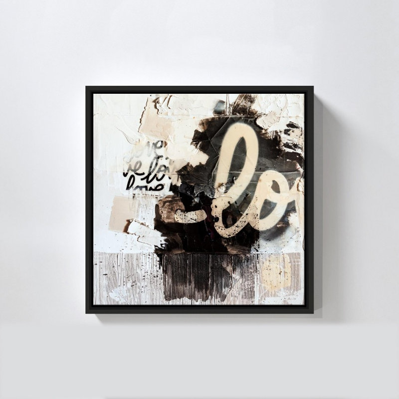 «Almost in Love» par Kent Youngstrom - impression sur toile, 24" H x 24" W, Black