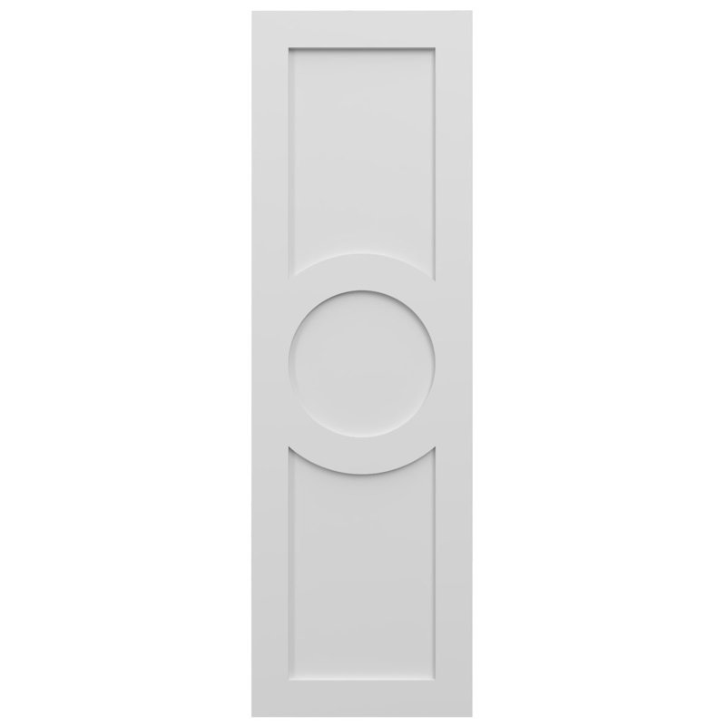 Volets EnduraCore Composite Center, H 64 po, 15"W, Blanc