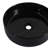 Ceramic Round Above Counter Bathroom Sink Art Basin, Black Background With White Patterns (UNOR B RR)-122773302