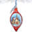 3.5'' Glass Hanging Figurine Ornament