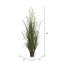Herbe verte artificielle en pot et eucalyptus.-1411198754