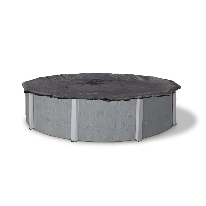 Couverture hivernale pour piscine hors-sol 8 ans, Rond 18 pi
