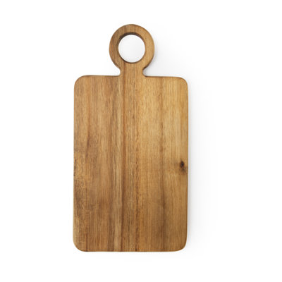 Real Wood Acacia Chopping Board 8,5+35x25x1,6 Cm.