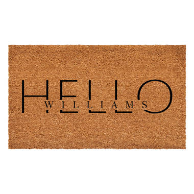 Trafficmaster Home Coir Doormat Door Mat with PVC Backing 18 x 30