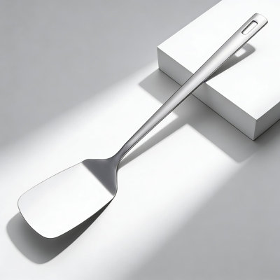 Professional Stainless Steel Spatula Turner For Nonstick Cookware | Heavy-Duty 2.5Mm Barbecue & Kitchen Spatula | Mirror Polish Finish, Dishwasher Safe & Easy Clean