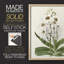 «Flore Albo I», reproduction encadrée - bois massif