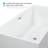 67" x 32" Freestanding Soaking Acrylic Bathtub-83677359