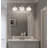 Daulton Iron/Seeded Glass Cottage Rustic LED Vanity Light-1588011387-1531401950