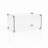 30" Square Glass Suited For Fire Pit Burners, Tempered Formation, Wind - Guarding Attribute Consistent Flame Operation, Modern Inspired Transparent Design To Decorate Any Space, Hassle Setup And