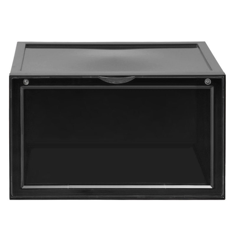 Boîte de rangement pour chaussures Amonta, Noir