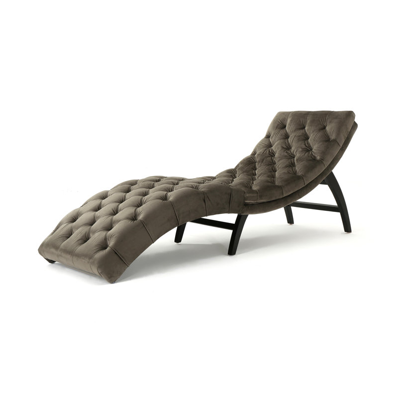 Chaise longue sans accoudoirs Rojo, Gris