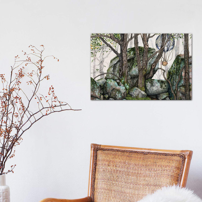 Wildwood by Maggie Vandewalle - Wrapped Canvas Painting, 30.48 cm H x 45.72 cm W