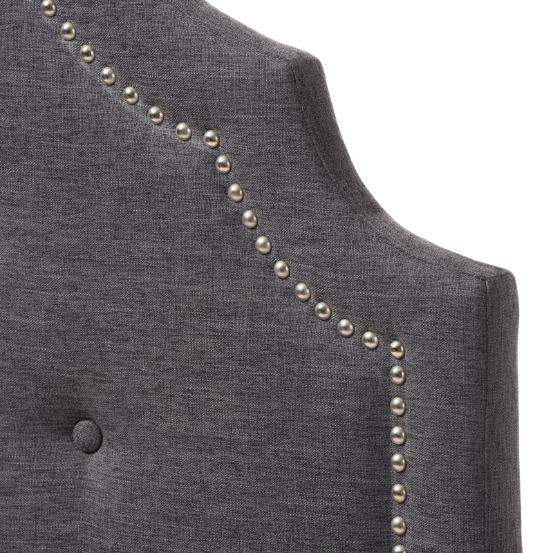 Tête de lit simple Miccah, Gris foncé