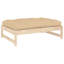 Repose-pieds de patio en bois massif 47,2 po x 31,5 po Red Barrel Studio®