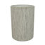 Abat-jour tambour en tissu H 11 po (araignée) de couleur gris clair