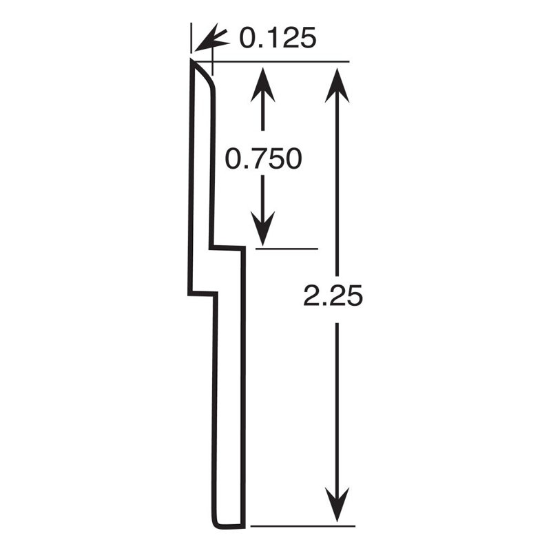Ensemble de 3 attaches pour panneau en Z avec trous Outwater