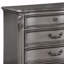 Commode antique à finition platine