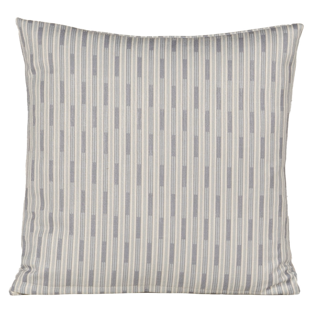 Benton Throw Pillow, Polyester, Blue, Square 18"