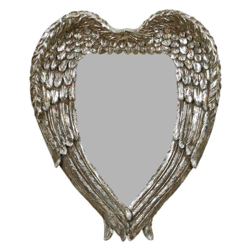 Chetek Flat Wall Mirror, Silver