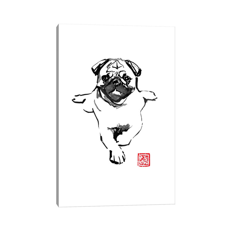 Carlin by Péchane - Print on Canvas, Wrapped Canvas, 20.32 cm H x 30.48 cm W