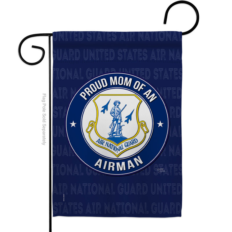 Drapeau de jardin armée en polyester 19 po x l 13 po
