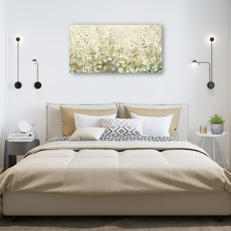 Daytime Daisies by Studio Arts Canvas Art Print, 25" W x 13" H, Wrapped Canvas