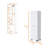 White Storage Shelves Broom Cabinet