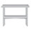 Table de préparation en acier inoxydable avec dosseret, tablette inférieure réglable et 4 roulettes, table commerciale robuste avec tablette inférieure réglable pour une utilisation extérieure, restaurants, hôtels, travaux