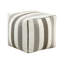 Square Pouf - Non-Slip Bottom, Fully Assembled, Colourful Fabric Modern Design, 18" Height