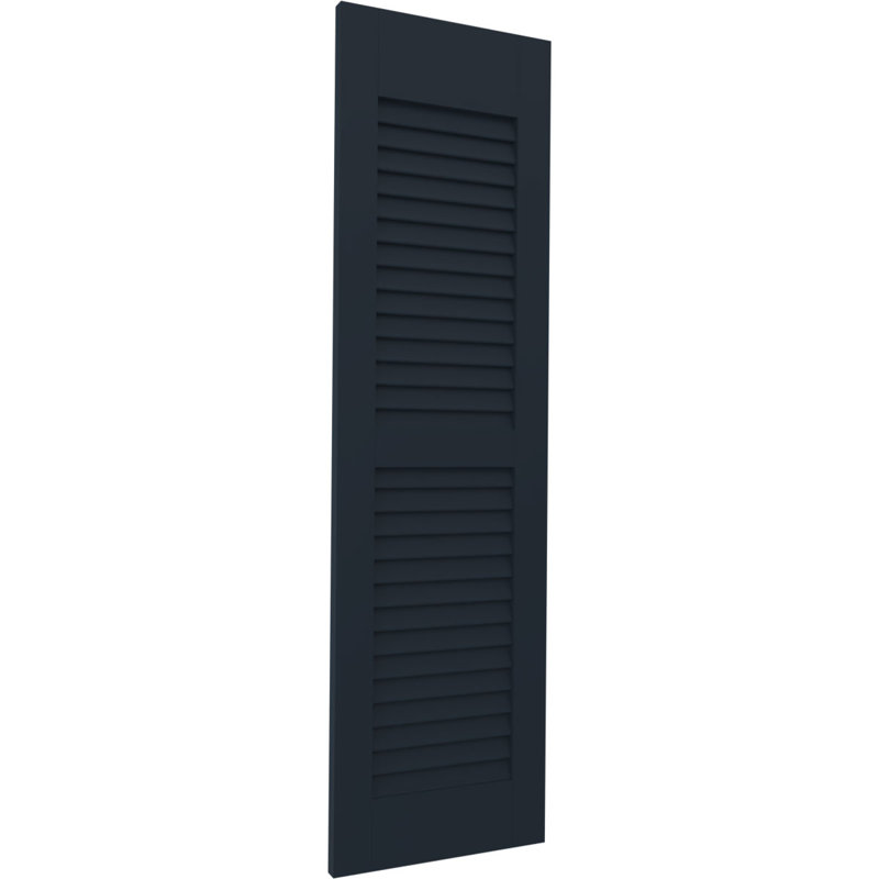 Deux volets à persiennes égales Americraft (par paire), 12", 31", Bleu nuit sans étoile