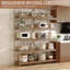Tablettes de rangement en bois aggloméré 30 po x 16 po 5 pièces, panneaux solides sans odeur, housses de grillage de 0,6 po d'épaisseur pour garde-manger, garde-robe et garage (couleur chêne clair)