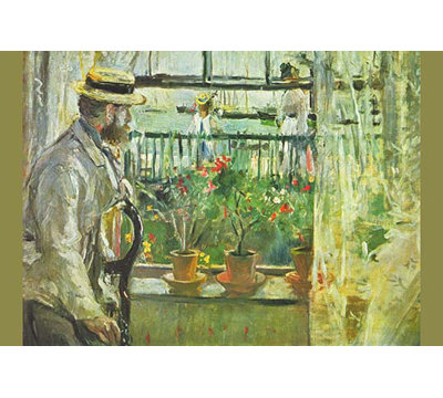 " Eugene Manet On The Isle Of Wight " by Berthe Morisot