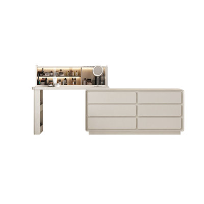 French Style Dresser Telescopic Makeup Table