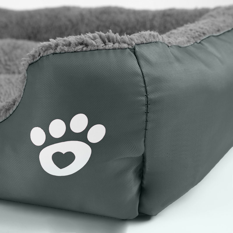 Lit pour chien Goncalves, Vert foncé, Grand (l 37,4 po x P 29,5 po x H 5 po)