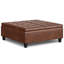 Grande table basse avec repose-pieds Harrison