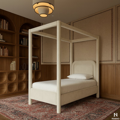 Baer Velvet Upholstered Bed