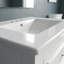 Meuble-lavabo simple 24 po avec lavabo en céramique, tablette ouverte, 2 tiroirs 24 po-129892706-129892708