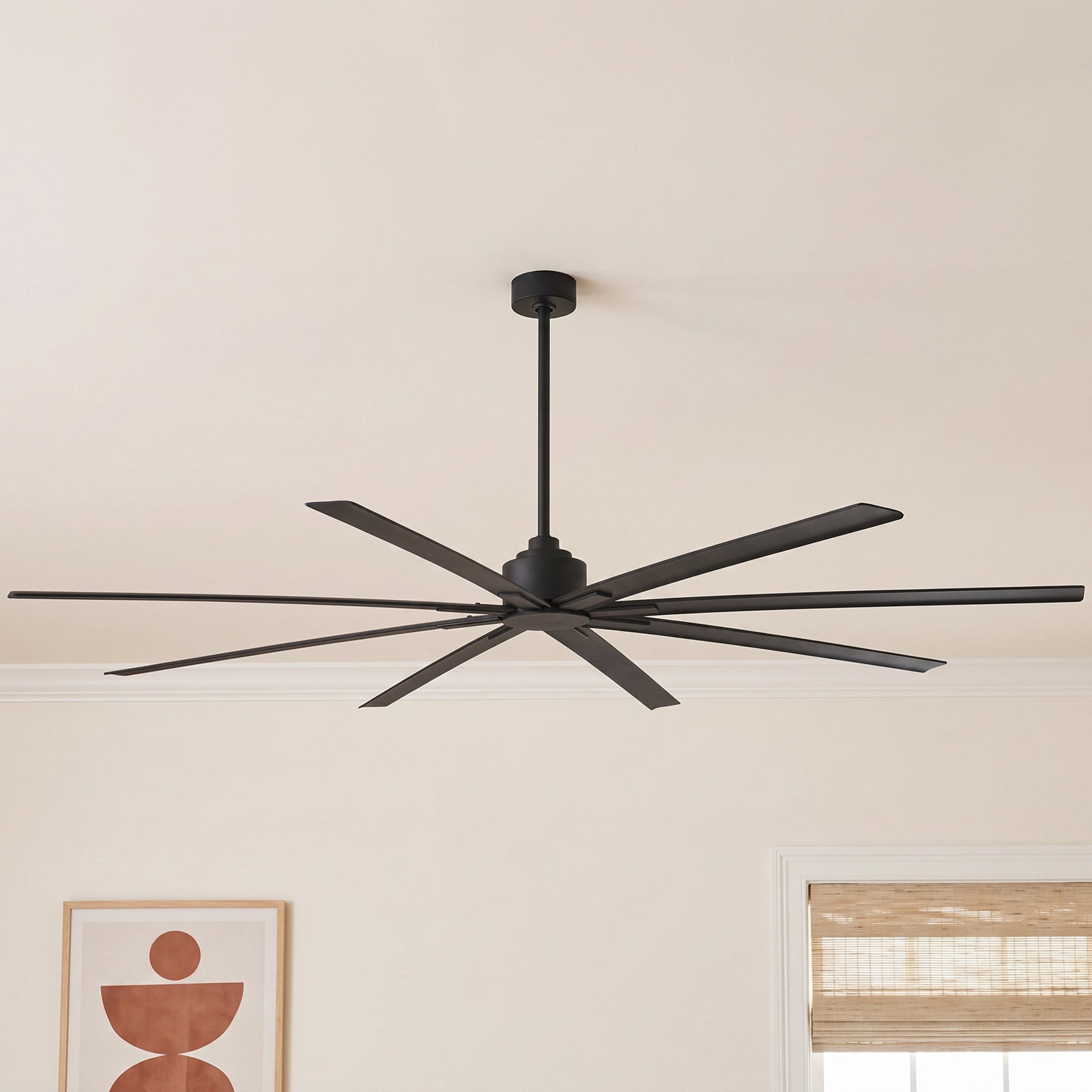 Xtreme Outdoor Smart Ceiling Fan, 84" Wide, Coal