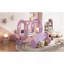 Lit simple de style princesse avec couronne