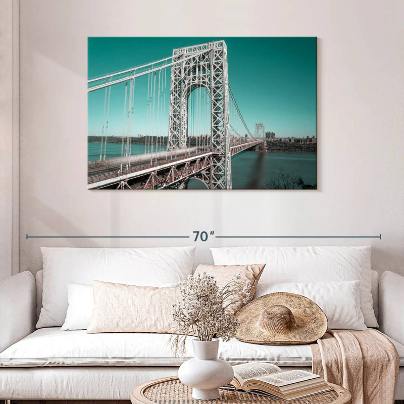 Lilie George Washington Bridge Retro, 30" H x 45" W