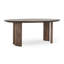 Oval Solid Wood Dining Table