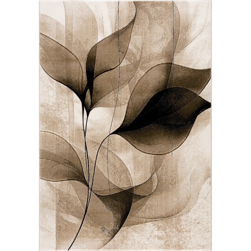 Alva Collection Abstract Patterned Modern & Contemporary Area Rug, 8'1 X 10'5