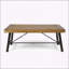 Table basse d'extérieur en bois d'acacia