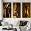 «Stylish Golden Dress Mannequin», 3 pièces-812272197-812272196